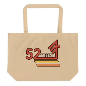 Large organic tote bag